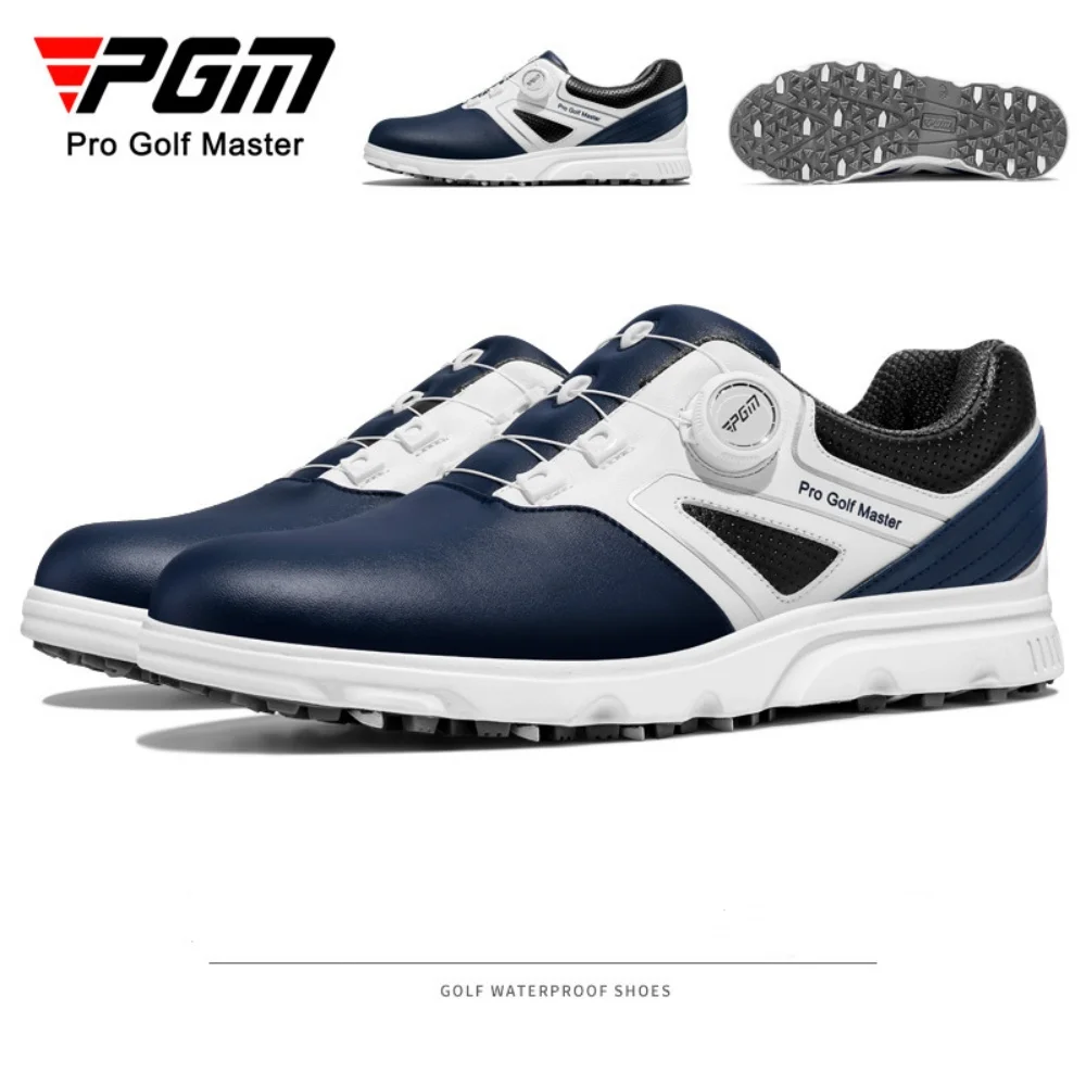 PGM Golf Shoes Men's Shoes Knob Lace Waterproof Sports Shoes Anti Slip Nails Golf Shoes XZ304
PGM Golf Shoes Men's Shoes Knob Lace Waterproof Sports Shoes Anti Slip Nails Golf Shoes XZ304