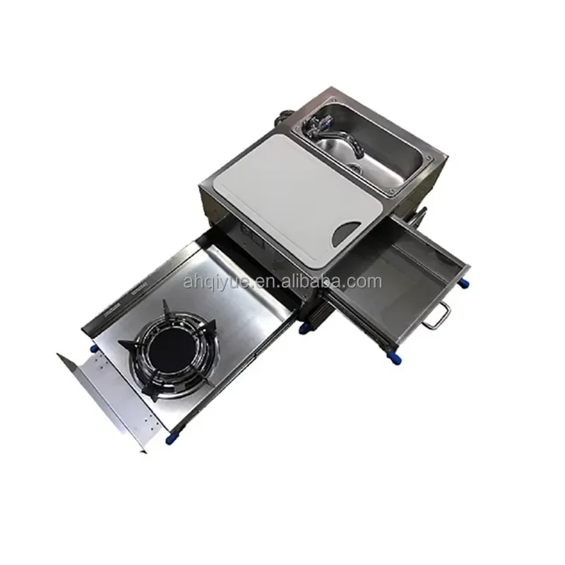 Sink Stove Integrated Design Kitchen Cooking Equipment for RV Campsite Car Outdoor Essential Facilities
Sink Stove Integrated Design Kitchen Cooking Equipment for RV Campsite Car Outdoor Essential Facilities