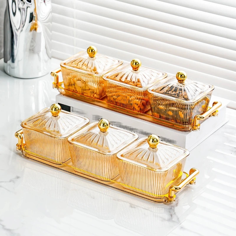 Light - Luxury and High - End Fruit Plate for Home Use in Living Room: Used for Tea Snacks, Snacks, Candies, Dried Fruits,
Light - Luxury and High - End Fruit Plate for Home Use in Living Room: Used for Tea Snacks, Snacks, Candies, Dried Fruits,