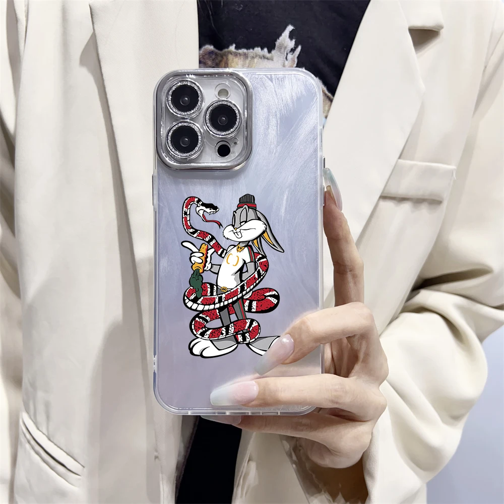 Rabbit Snake Silicone Phone Case For Iphone 15 14 Plus 13 12 11 Pro Max Cover Luxury Anti Drop Funda Bling Cases Fashion
Rabbit Snake Silicone Phone Case For Iphone 15 14 Plus 13 12 11 Pro Max Cover Luxury Anti Drop Funda Bling Cases Fashion