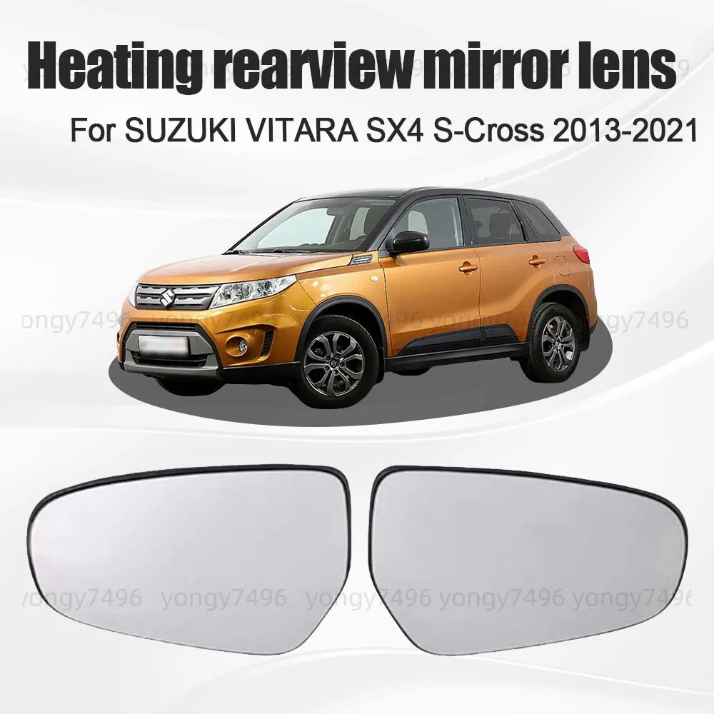 Wide Angle Glass Heating Rearview Mirror Lens For SUZUKI VITARA SX4 S Cross 2013 - 2021 Car Rearview Accessories Mirrored glass
Wide Angle Glass Heating Rearview Mirror Lens For SUZUKI VITARA SX4 S Cross 2013 - 2021 Car Rearview Accessories Mirrored glass