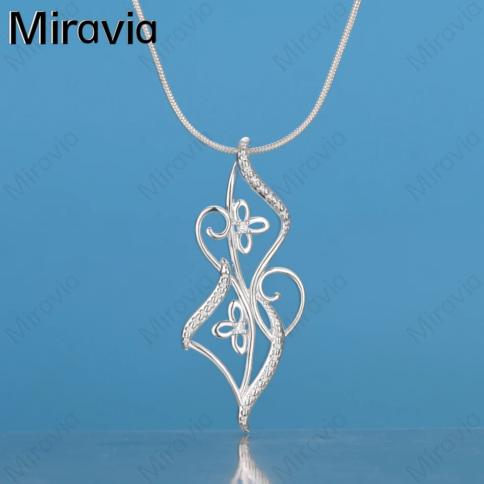 Miravia 925 Sterling Silver Openwork Zirconia Pendant Necklace For Women - Vintage Elegant And Noble Party Jewelry
Miravia 925 Sterling Silver Openwork Zirconia Pendant Necklace For Women - Vintage Elegant And Noble Party Jewelry