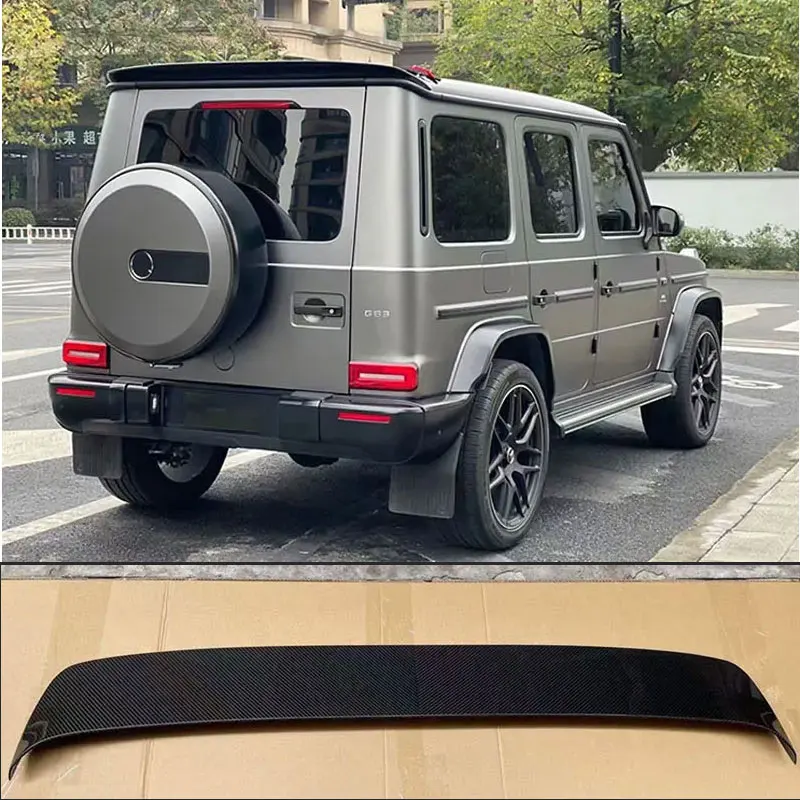 Real Carbon Fiber Car Rear Roof Wing For Mercedes-Benz W463 W464 G-Class G350 G500 G550 G63 AMG 2008-2023 Rear Roof Spoiler
Real Carbon Fiber Car Rear Roof Wing For Mercedes-Benz W463 W464 G-Class G350 G500 G550 G63 AMG 2008-2023 Rear Roof Spoiler