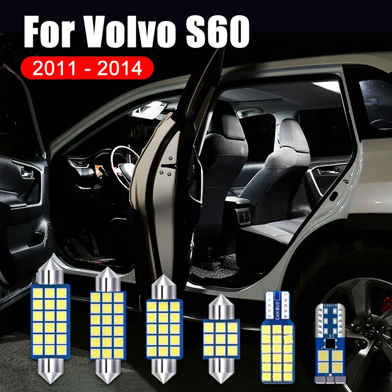 For Volvo S60 2011 2012 2013 2014 10PCS 12V Car Interior LED Dome Reading Lights Foot Lamps Glove Box Trunk Bulbs Accessories
For Volvo S60 2011 2012 2013 2014 10PCS 12V Car Interior LED Dome Reading Lights Foot Lamps Glove Box Trunk Bulbs Accessories