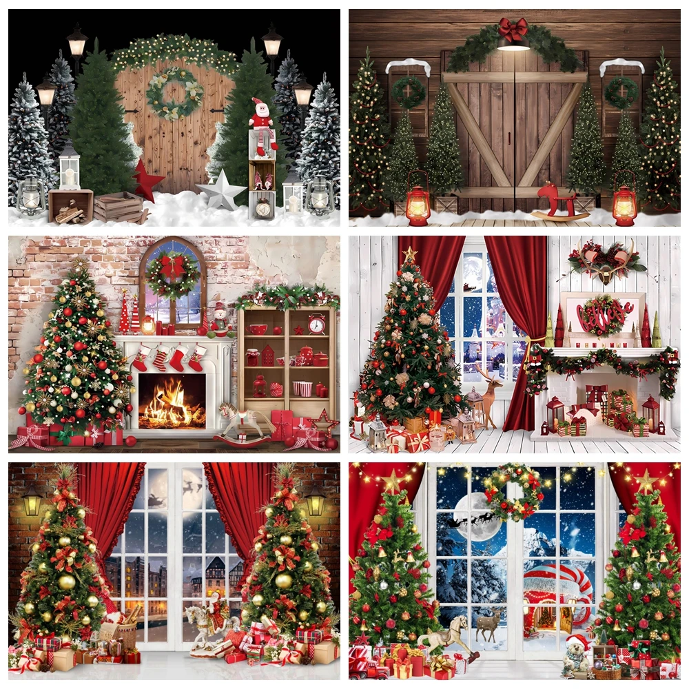 Winter Christmas Photography Backdrop Xmas Window Fireplace Santa Claus Gift Baby Family Portrait Photo Background Decor Studio
Winter Christmas Photography Backdrop Xmas Window Fireplace Santa Claus Gift Baby Family Portrait Photo Background Decor Studio