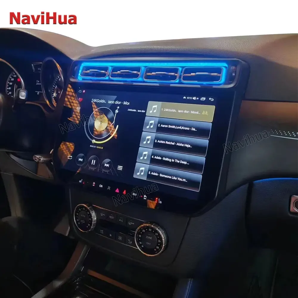 Новейший 13,3-дюймовый для Benz ML250 ML350 ML400 ML550 Android CarPlay Радио Обновление салона в старом и новом стиле с окружающим освещением
Новейший 13,3-дюймовый для Benz ML250 ML350 ML400 ML550 Android CarPlay Радио Обновление салона в старом и новом стиле с окружающим освещением