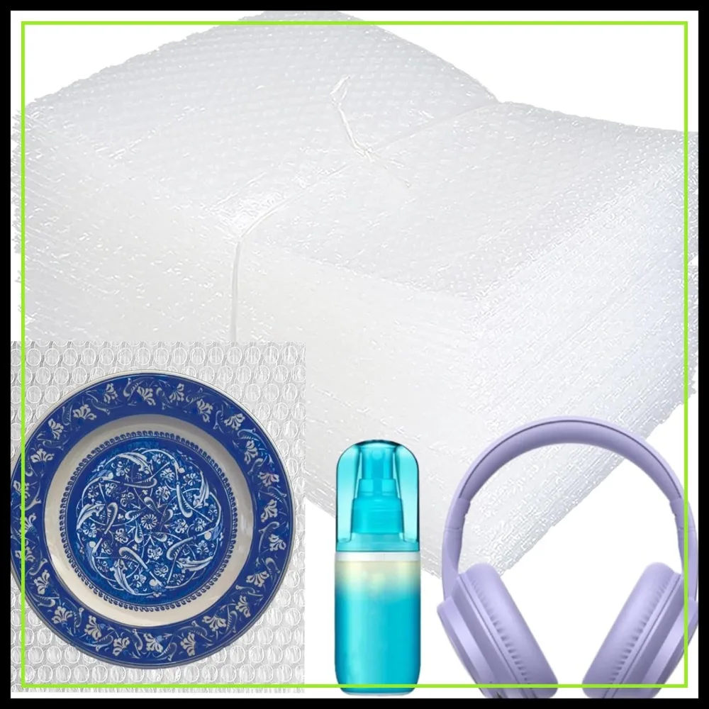 50 Pcs 8x12 Inch Clear Bubble Mailers for Shipping, Double Wall Cushioning Bags for Fragile Items
50 Pcs 8x12 Inch Clear Bubble Mailers for Shipping, Double Wall Cushioning Bags for Fragile Items