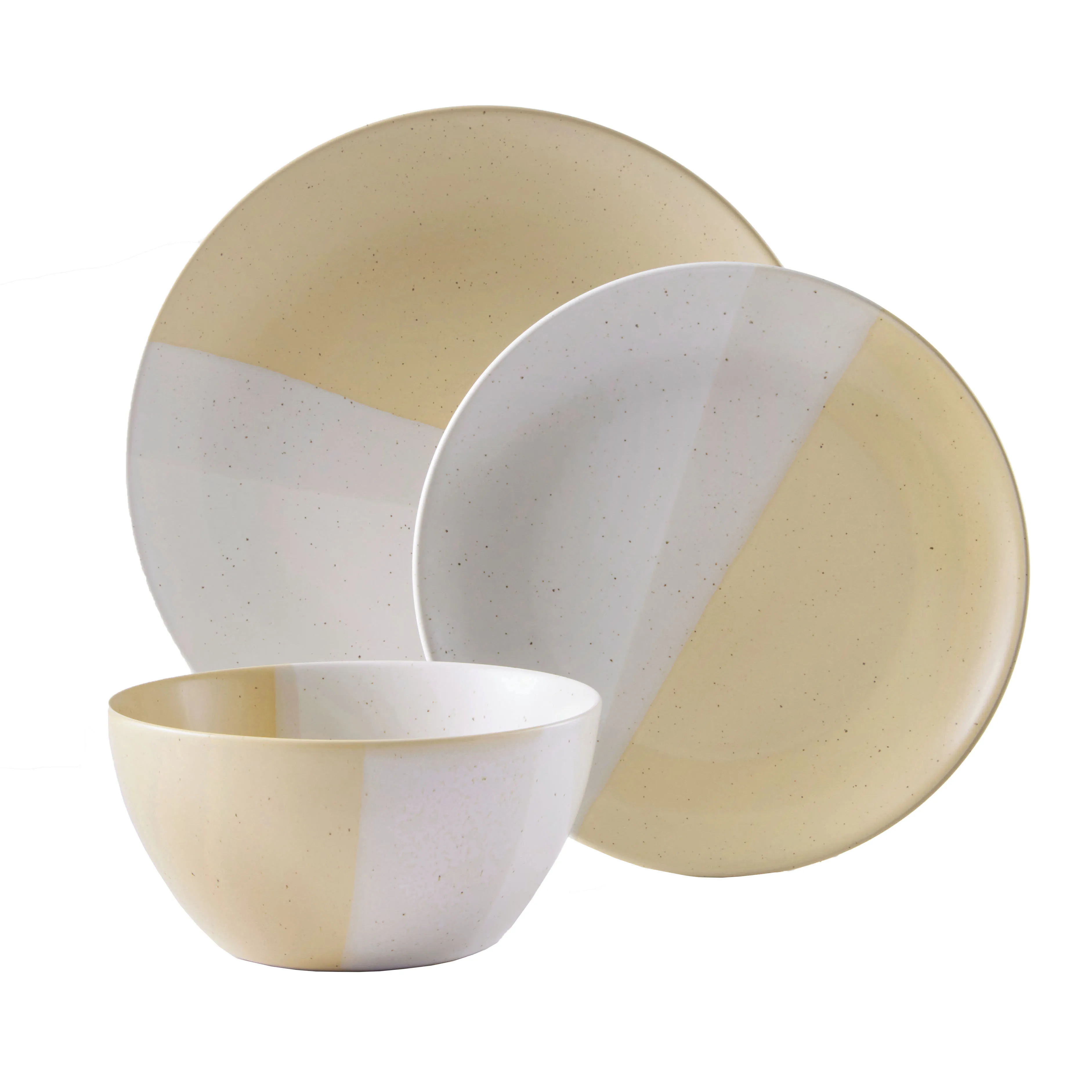 Yellow Hayes Stoneware Dinner Set of 12 Pieces
Yellow Hayes Stoneware Dinner Set of 12 Pieces
