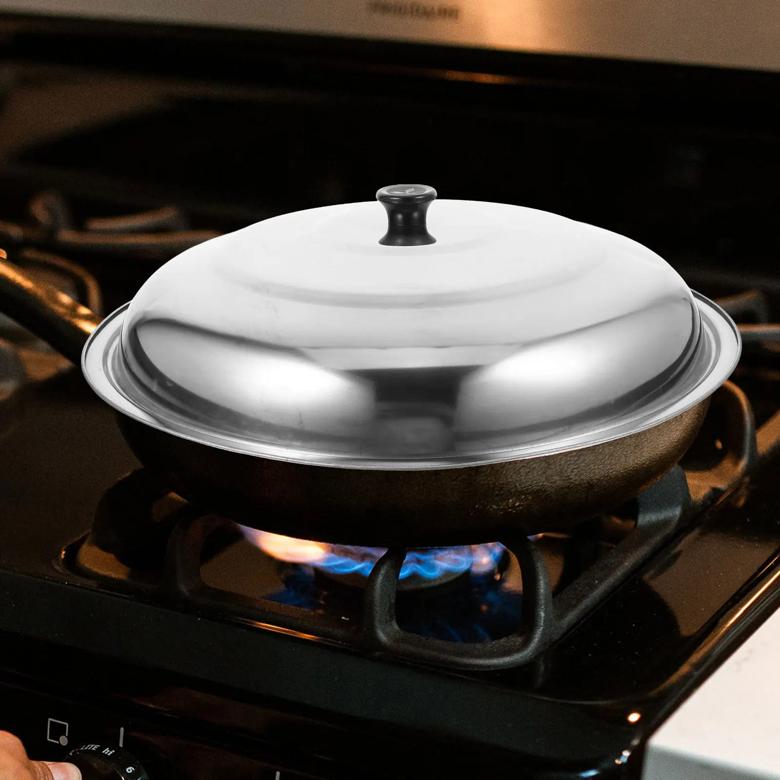 Pot Thickened Stainless Steel Lid Cooker Replacement Lids for Pots Frying Pan Tall Pans
Pot Thickened Stainless Steel Lid Cooker Replacement Lids for Pots Frying Pan Tall Pans