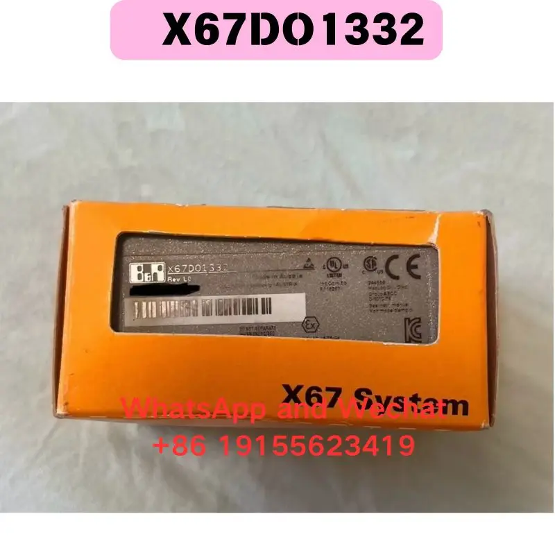 Совершенно новый оригинальный модуль X67DO1332 Функциональный тест ОК Быстрая доставка
Совершенно новый оригинальный модуль X67DO1332 Функциональный тест ОК Быстрая доставка