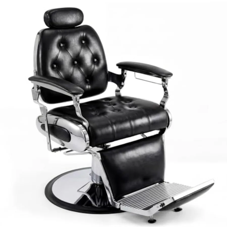 Barber Chair, Heavy Duty Vintage Recline Hydraulic Barber Chair with Towel Bar, 360° Swivel All Purpose Professional Salon Chai
Barber Chair, Heavy Duty Vintage Recline Hydraulic Barber Chair with Towel Bar, 360° Swivel All Purpose Professional Salon Chai