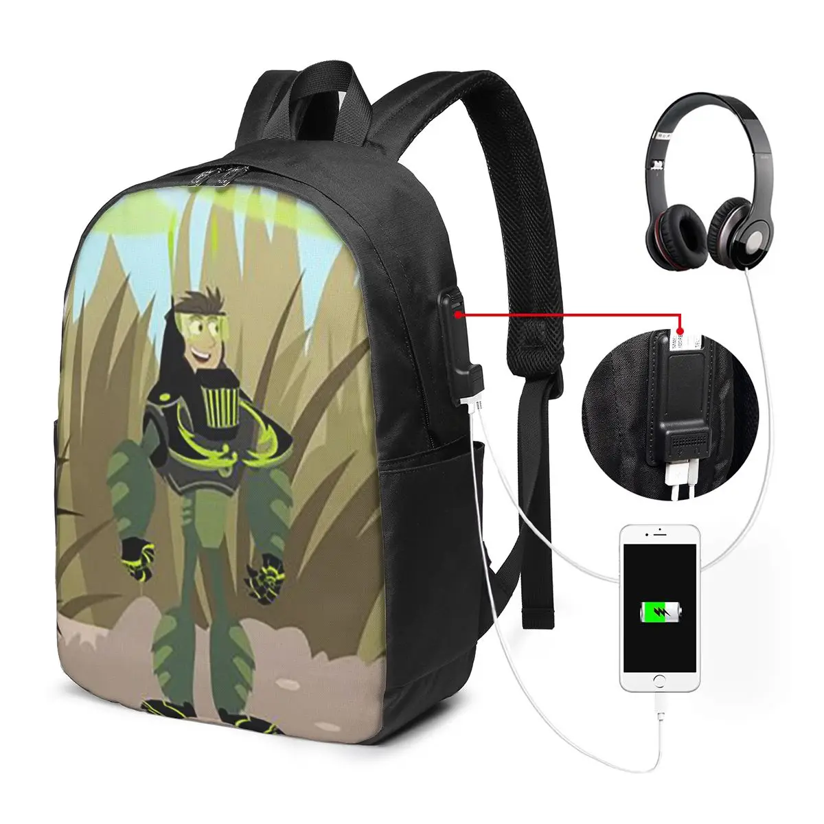 Pattern Logo Wild Kratts Backpack Travel Notebook Bag Computer College Student School Bag Laptop Shoulder Bags for Men Women
Pattern Logo Wild Kratts Backpack Travel Notebook Bag Computer College Student School Bag Laptop Shoulder Bags for Men Women