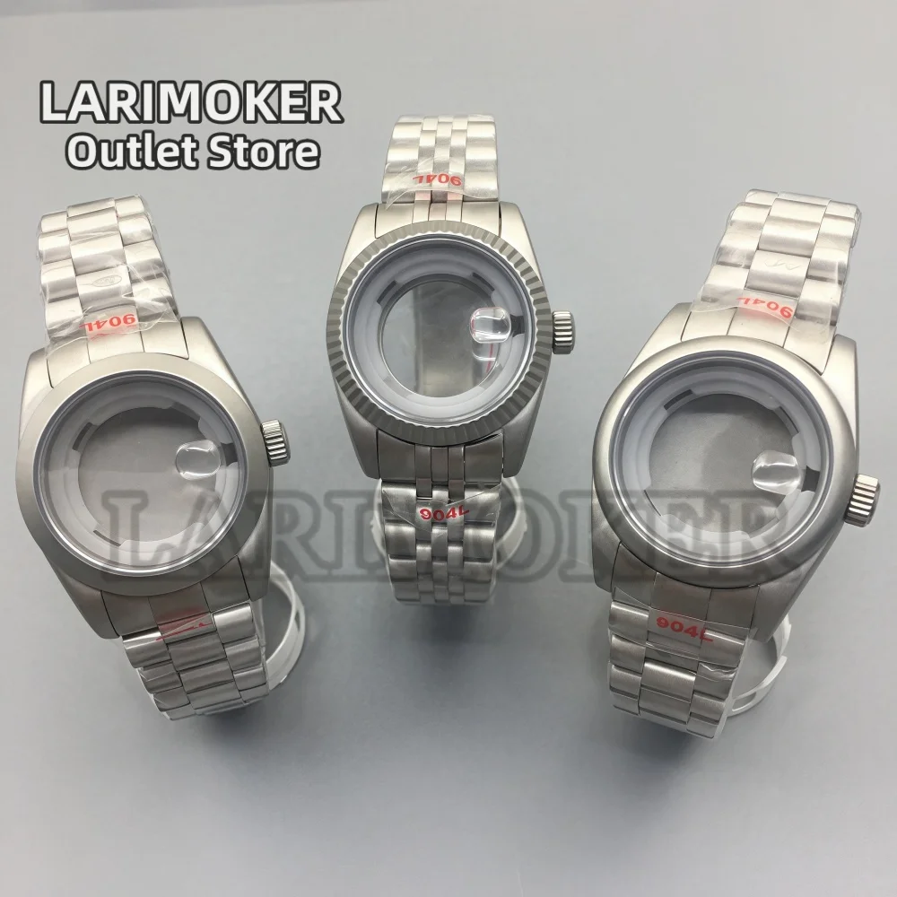 LARIMOKER Серебристый 31 мм матовый корпус из нержавеющей стали с ремешком, круглый полированный рифленый безель, сапфировое стекло для механизма NH05 NH06
LARIMOKER Серебристый 31 мм матовый корпус из нержавеющей стали с ремешком, круглый полированный рифленый безель, сапфировое стекло для механизма NH05 NH06