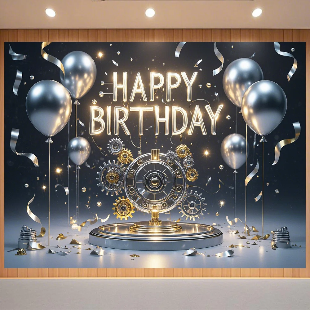 Cool Background Birthday Decoration Mechanics Theme Photography Backdrop photograph Studio Background
Cool Background Birthday Decoration Mechanics Theme Photography Backdrop photograph Studio Background