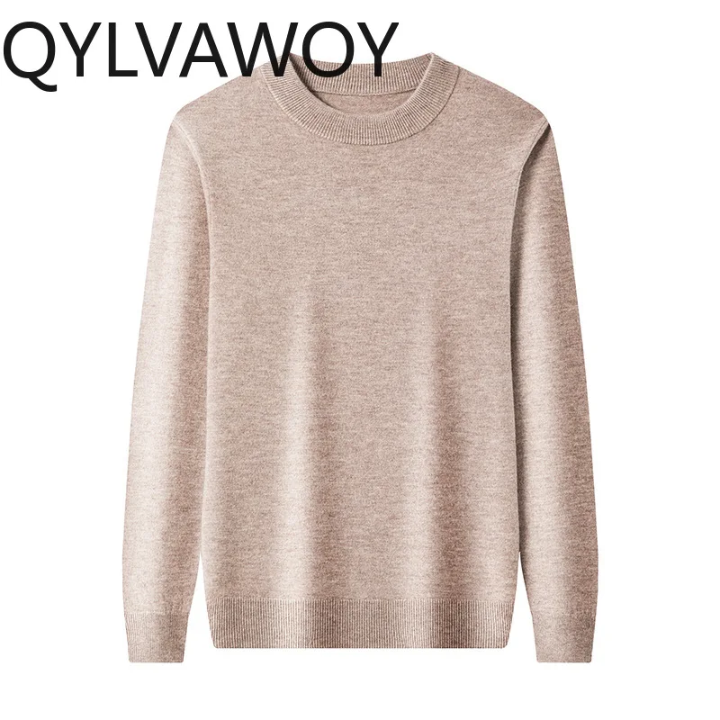 QYLVAWOY осень-зима 100% шерстяной мужской свитер, пуловер из чистой шерсти, полуводолазка, новые мужские топы, нижняя рубашка, ropa de hombre
QYLVAWOY осень-зима 100% шерстяной мужской свитер, пуловер из чистой шерсти, полуводолазка, новые мужские топы, нижняя рубашка, ropa de hombre