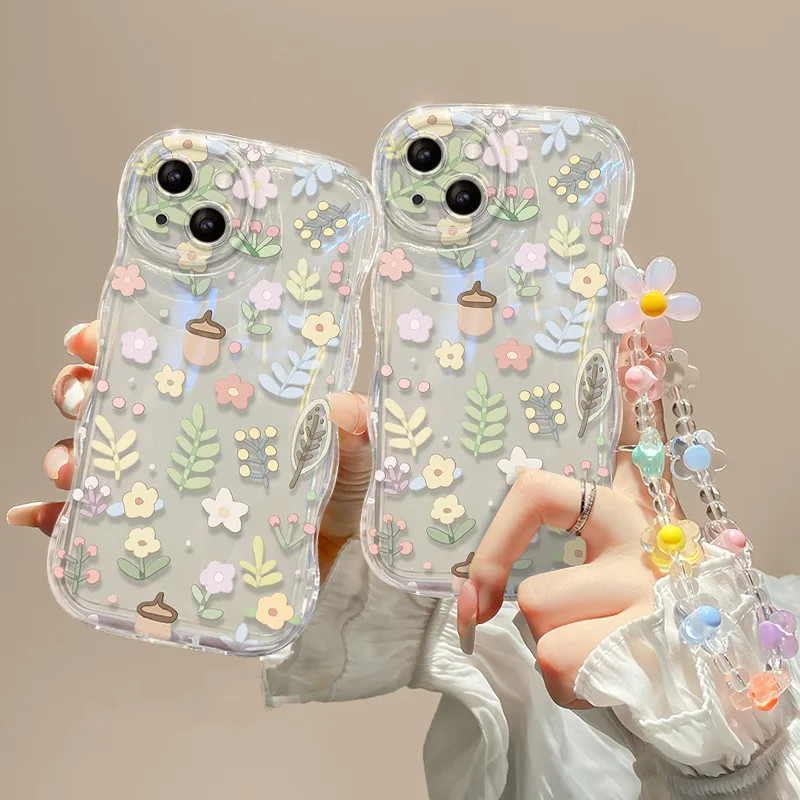 Wave Airbag Fragmented Flower Suitable for Apple 15 ProMax Phone Case iPhone 14 New 1312 Bracelet Full Package Soft
Wave Airbag Fragmented Flower Suitable for Apple 15 ProMax Phone Case iPhone 14 New 1312 Bracelet Full Package Soft