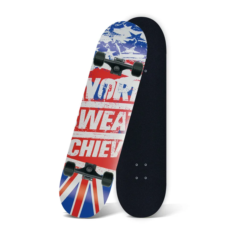 80x20cm Complete Maple Skateboard Double Kick Deck Professional Skate Board for Beginners Kids Teens Adults Boys Girls Street
80x20cm Complete Maple Skateboard Double Kick Deck Professional Skate Board for Beginners Kids Teens Adults Boys Girls Street