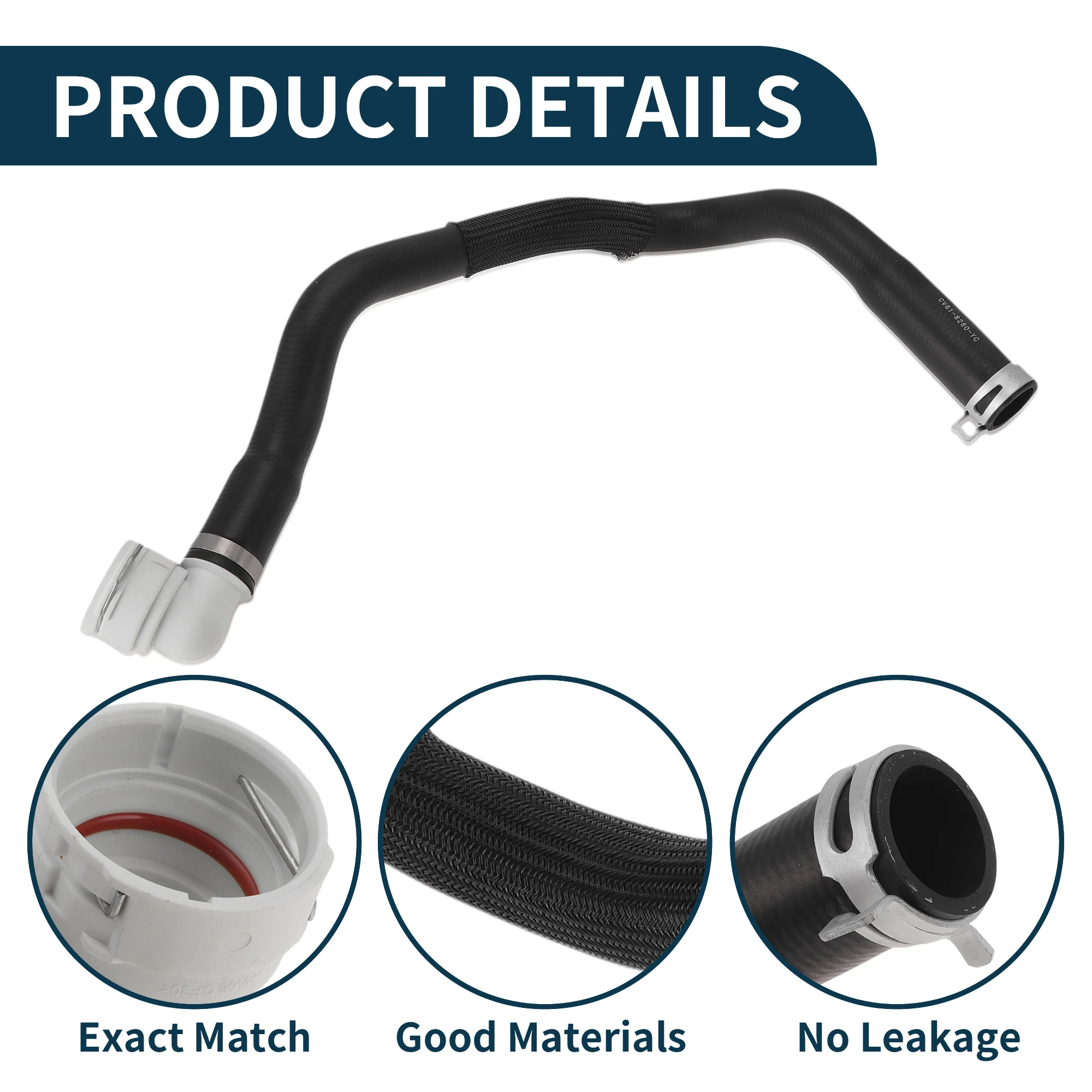 UXCELL Шланг радиатора Шланг обогревателя Выпускной шланг радиатора No CV6Z8260N для Ford Escape 2013-2016 Резиновая трубка охлаждающей жидкости Черный 1 шт.
UXCELL Шланг радиатора Шланг обогревателя Выпускной шланг радиатора No CV6Z8260N для Ford Escape 2013-2016 Резиновая трубка охлаждающей жидкости Черный 1 шт.