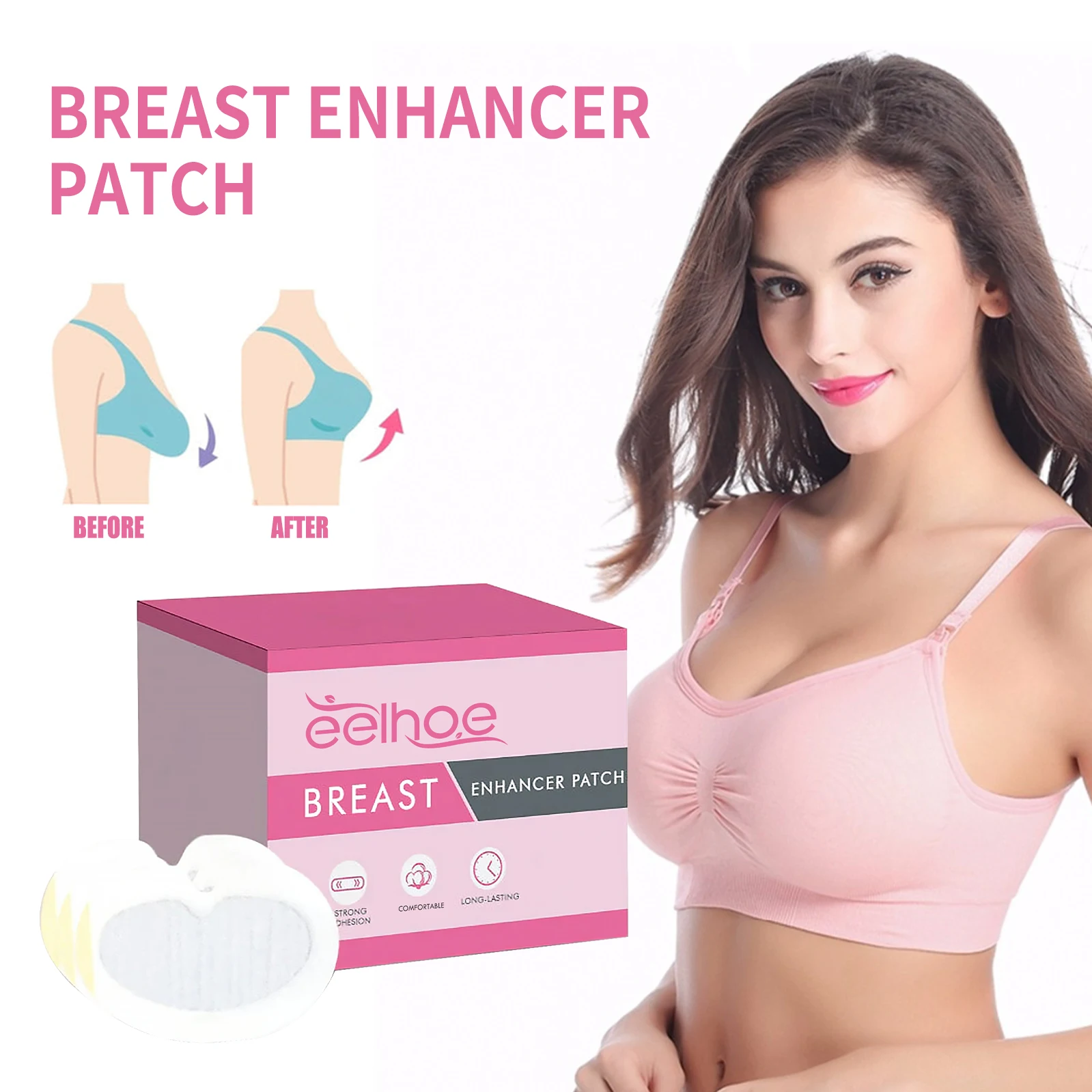 Breast Enhancer Patch for Firm and Plump Breasts, Lifting and Preventing Sagging of The Skin, Plump and Full Care Patch
Breast Enhancer Patch for Firm and Plump Breasts, Lifting and Preventing Sagging of The Skin, Plump and Full Care Patch