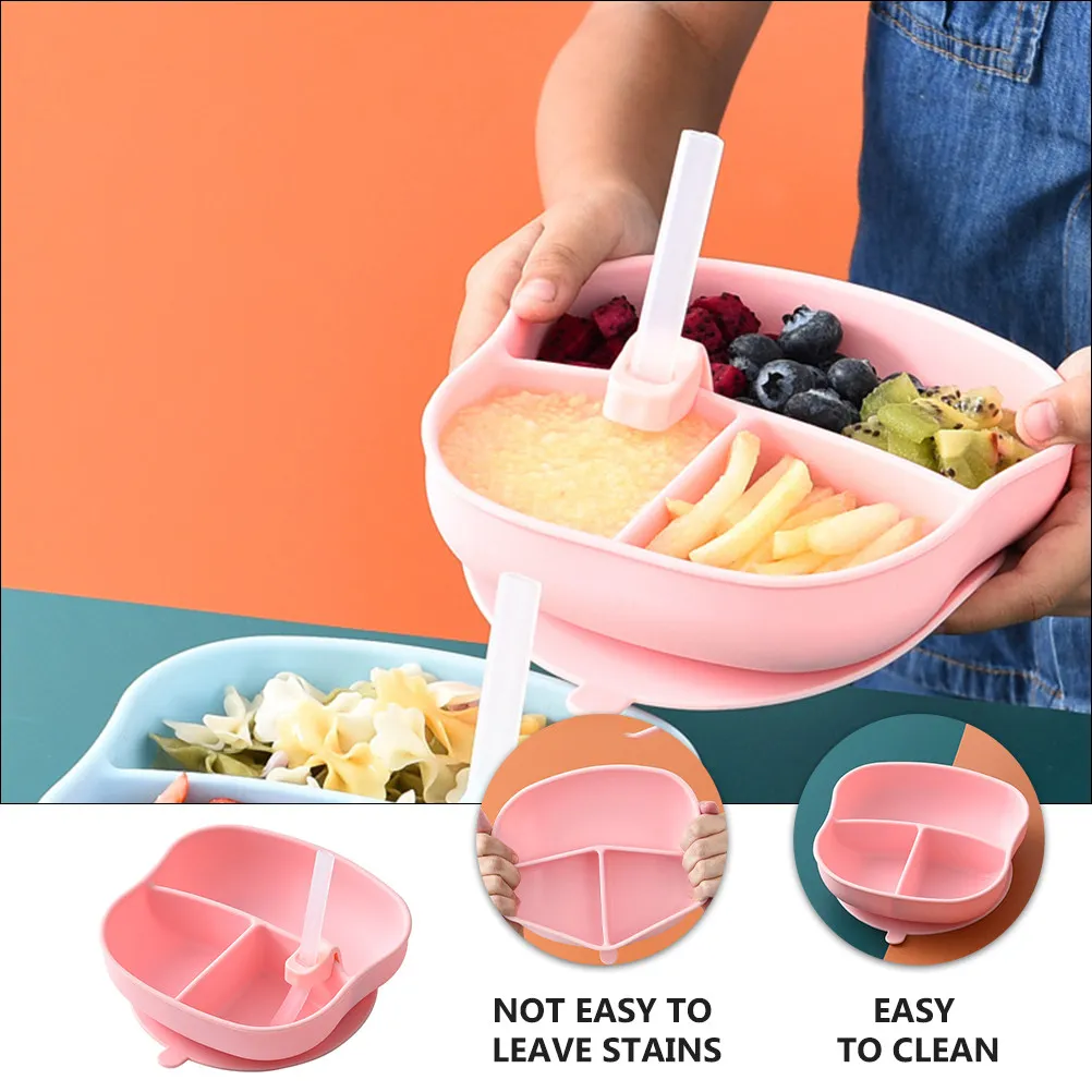 1Pcs Silicone Suction Baby Plate with Strong Vacuum Base Divided Into 3 Sections for Toddlers Newborns Easy Clean Safe Feeding
1Pcs Silicone Suction Baby Plate with Strong Vacuum Base Divided Into 3 Sections for Toddlers Newborns Easy Clean Safe Feeding