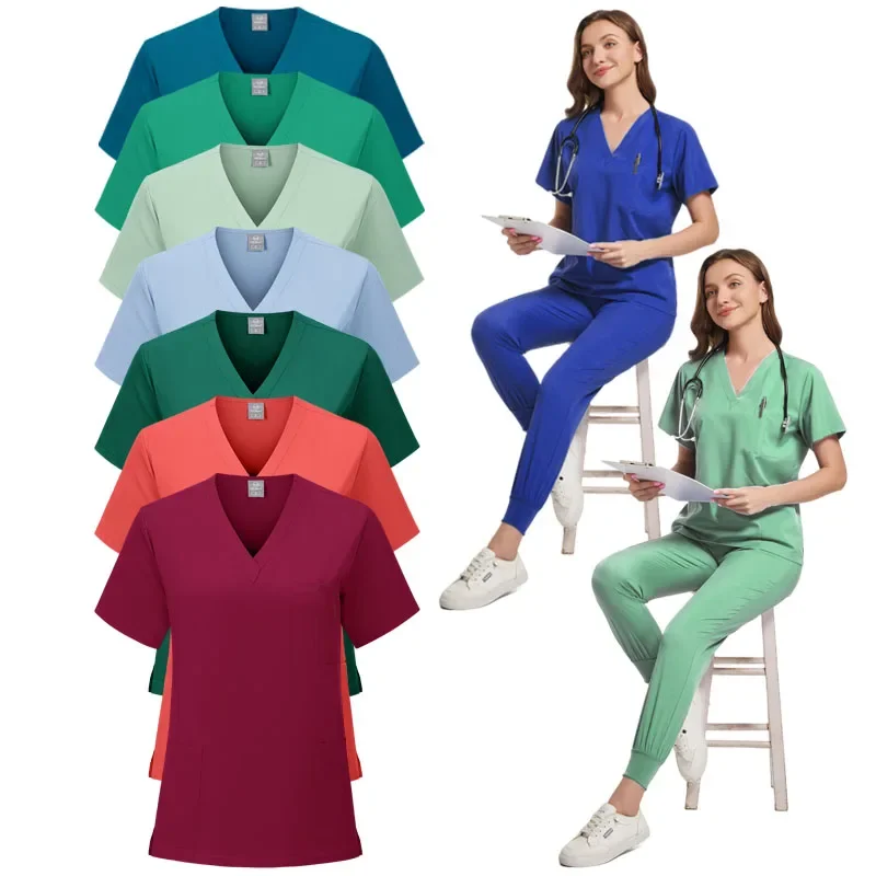 Wholesale Scrubs Uniforms Sets Medical Scrub Stretch Suit Healthcare Nursing Articles Unisex Surgical Uniforms Woman Men Uniform
Wholesale Scrubs Uniforms Sets Medical Scrub Stretch Suit Healthcare Nursing Articles Unisex Surgical Uniforms Woman Men Uniform