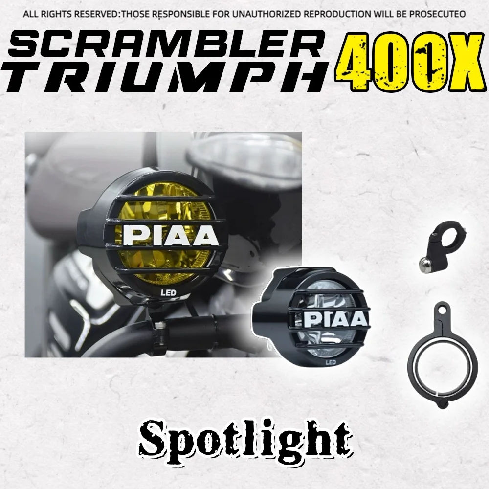 Для Triumph Scrambler400 400X индивидуальный прожектор PIAA, бампер, светодиодный сильный свет, внешний вспомогательный светильник, аксессуары для бампера
Для Triumph Scrambler400 400X индивидуальный прожектор PIAA, бампер, светодиодный сильный свет, внешний вспомогательный светильник, аксессуары для бампера