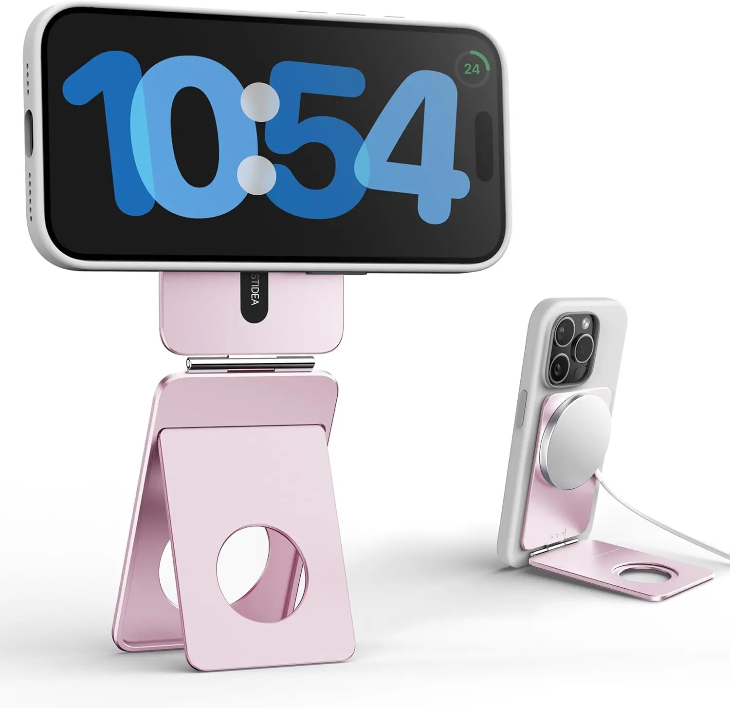 Magnetic Tripod for iPhone, Aluminium Phone Tripod Stand Compatible with Magsafe iPhone 17/16/15/14/13/12 Series, Foldab
Magnetic Tripod for iPhone, Aluminium Phone Tripod Stand Compatible with Magsafe iPhone 17/16/15/14/13/12 Series, Foldab