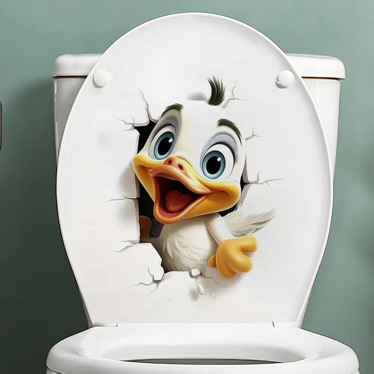 Duck Breakthrough the Wall Stickers Stickers, Art Wall for Home, Cabinet, Refrigerator, Door, Toilet,Decoration, Vinyl Car Decal
Duck Breakthrough the Wall Stickers Stickers, Art Wall for Home, Cabinet, Refrigerator, Door, Toilet,Decoration, Vinyl Car Decal