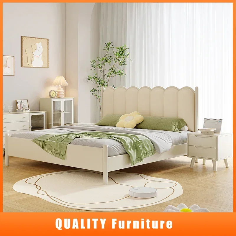 Minimalist Nordic Double Bed Solid Wood Apartment Designer Bedroom Bed Confortable Simple Cama De Casal Living Room Furniture
Minimalist Nordic Double Bed Solid Wood Apartment Designer Bedroom Bed Confortable Simple Cama De Casal Living Room Furniture
