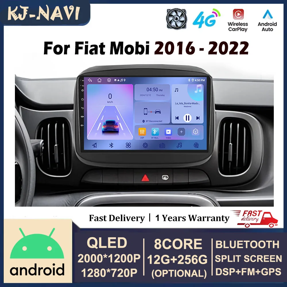 For Fiat Mobi 2016 2017 2018 - 2022 Android 14 QLED Screen DSP Stereo Car Auto Car Player GPS Navigation WIFI Tools Bluetooth
For Fiat Mobi 2016 2017 2018 - 2022 Android 14 QLED Screen DSP Stereo Car Auto Car Player GPS Navigation WIFI Tools Bluetooth