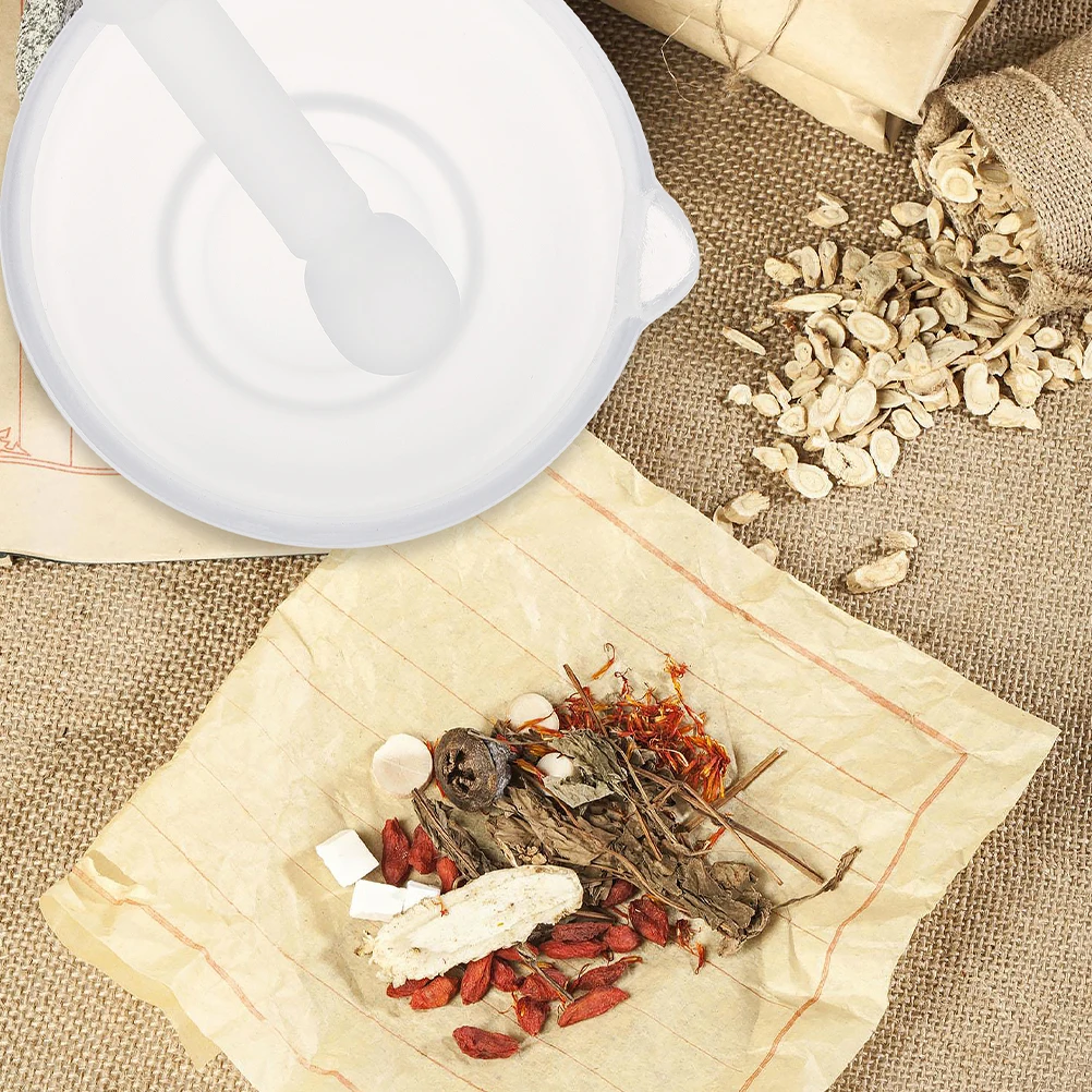 1Set Glass Spice Crush Pot Household Medicine Pestle Pills Grinding Bowl Garlic Grinding Bowl for Kitchen Restaurant Use
1Set Glass Spice Crush Pot Household Medicine Pestle Pills Grinding Bowl Garlic Grinding Bowl for Kitchen Restaurant Use