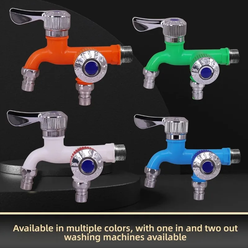 1pc Splash-Proof Faucet Splitter, Dual Control, 1-to-2 for Kitchen Sink & Washing Machine, Plastic Adapter, Multi-Use
1pc Splash-Proof Faucet Splitter, Dual Control, 1-to-2 for Kitchen Sink & Washing Machine, Plastic Adapter, Multi-Use