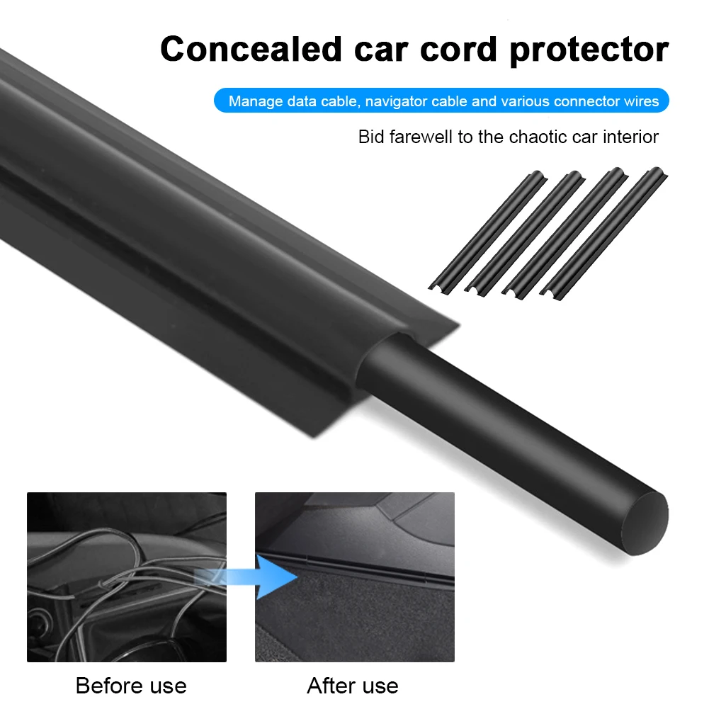 4Pcs/set Car Interior Cable Line Sleeve Protector Universal Hidden Wire Cover Clips Data Cable Organizer Clamp Accessories
4Pcs/set Car Interior Cable Line Sleeve Protector Universal Hidden Wire Cover Clips Data Cable Organizer Clamp Accessories