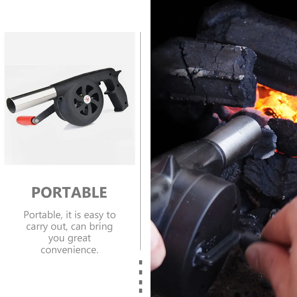 H Crank Fire Blower BBQ Tool Portable Barbecue Fan Outdoor Camping Accessories Manual Air Blower Small Size ABS Iron Material
H Crank Fire Blower BBQ Tool Portable Barbecue Fan Outdoor Camping Accessories Manual Air Blower Small Size ABS Iron Material