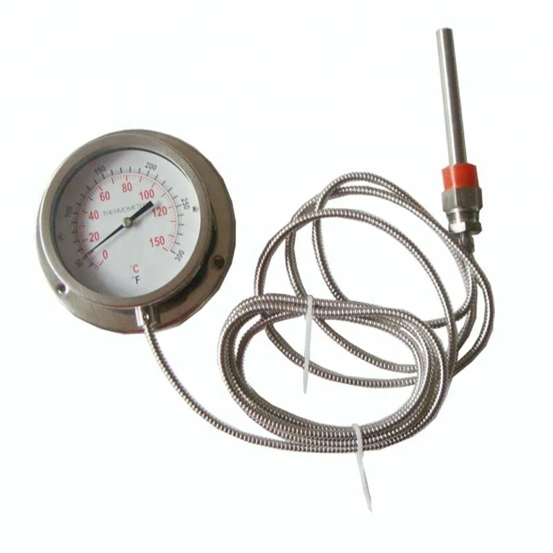 0-150C Capillary Pressure Temperature Gauge
0-150C Capillary Pressure Temperature Gauge