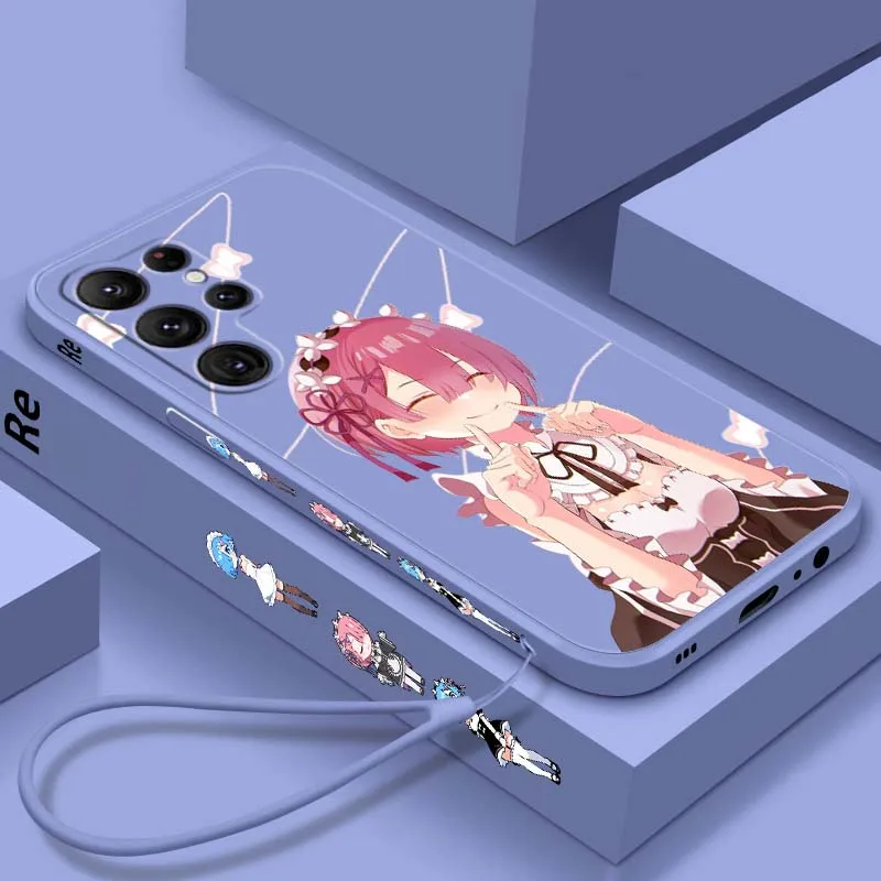 Anime R-Rem R-Ram Maid Cute For Samsung Galaxy S25 S24 S23 S22 S21 S20 Ultra Plus FE 5G Liquid Left Rope Cover Phone Case
Anime R-Rem R-Ram Maid Cute For Samsung Galaxy S25 S24 S23 S22 S21 S20 Ultra Plus FE 5G Liquid Left Rope Cover Phone Case