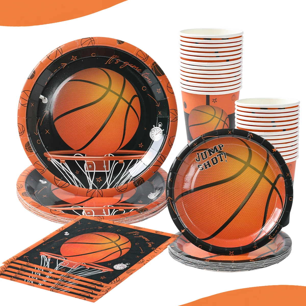 Basketball Theme Tableware Birthday Party Decoration Sports Paper Cup Plates Boys Kids Baby Shower Favors Birthday Party Supplie
Basketball Theme Tableware Birthday Party Decoration Sports Paper Cup Plates Boys Kids Baby Shower Favors Birthday Party Supplie