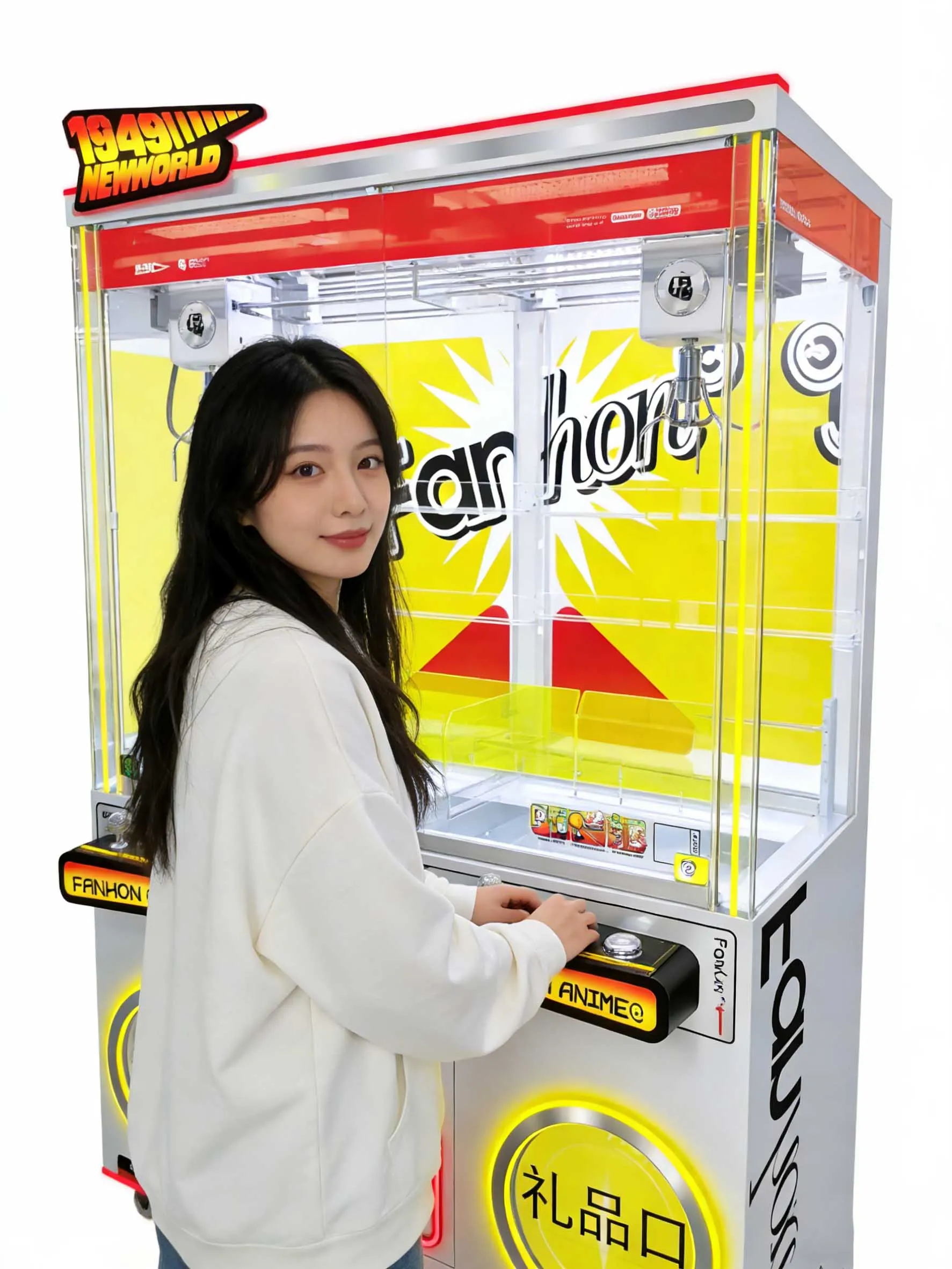 Export-Grade Full Transparent Crane Machine Dazzling Lights Traffic-Driving Profit-Making Equipment for Overseas Malls Indoor
Export-Grade Full Transparent Crane Machine Dazzling Lights Traffic-Driving Profit-Making Equipment for Overseas Malls Indoor