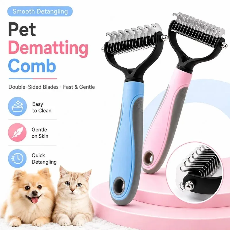 New Professional Pet Cat Hair Removal Comb Brush Dog Grooming Shedding Tools Puppy Hair Shedding Trimmer Pet Fur Trimming Combs
New Professional Pet Cat Hair Removal Comb Brush Dog Grooming Shedding Tools Puppy Hair Shedding Trimmer Pet Fur Trimming Combs