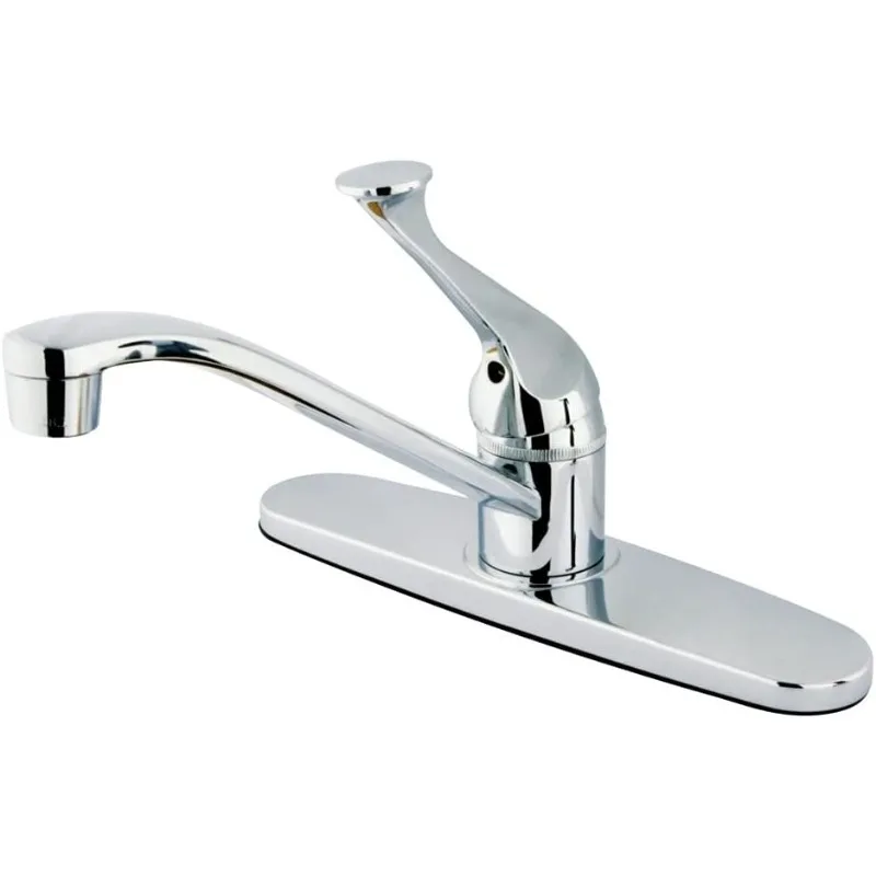KB571 Chatham Single Handle Kitchen Faucet without Sprayer, Polished Chrome, 10 x 7.13 x 2.38
KB571 Chatham Single Handle Kitchen Faucet without Sprayer, Polished Chrome, 10 x 7.13 x 2.38