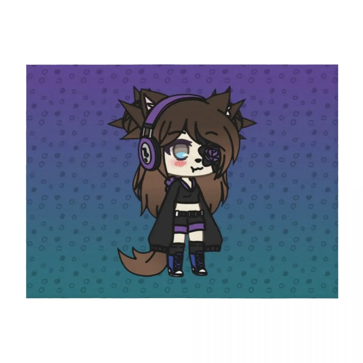 Gacha Life Series - Karin the strange goth girl with the eye patch Throw Blanket Hairy Shaggy Personalized Gift Blankets
Gacha Life Series - Karin the strange goth girl with the eye patch Throw Blanket Hairy Shaggy Personalized Gift Blankets