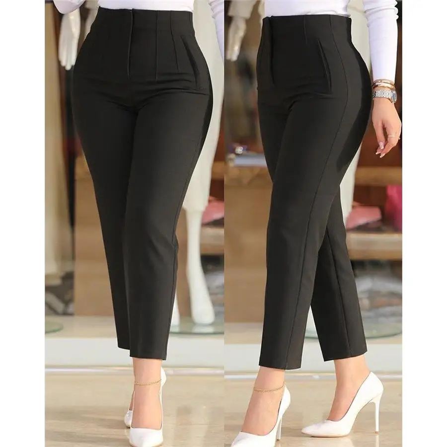 plus Size Women's Straight Leg Pants Formal Suit Casual Wear l Waist PVC Fabric Polyester Fiber Straight Tube Trousers
plus Size Women's Straight Leg Pants Formal Suit Casual Wear l Waist PVC Fabric Polyester Fiber Straight Tube Trousers