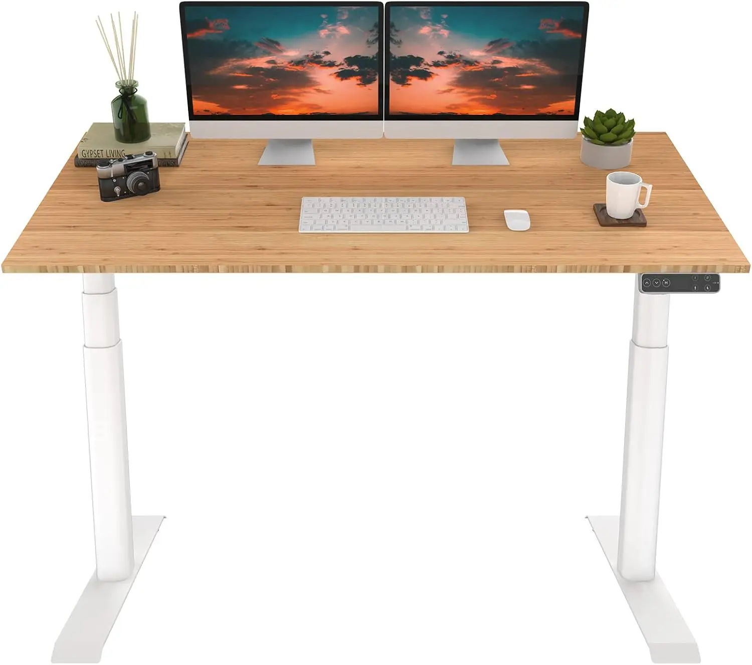 FLEXISPOT E8 Dual Motor 3 Stages Bamboo Electric Standing Desk 60x30 Inch Oval Leg Whole-Piece Board Height Adjustable Desk
FLEXISPOT E8 Dual Motor 3 Stages Bamboo Electric Standing Desk 60x30 Inch Oval Leg Whole-Piece Board Height Adjustable Desk