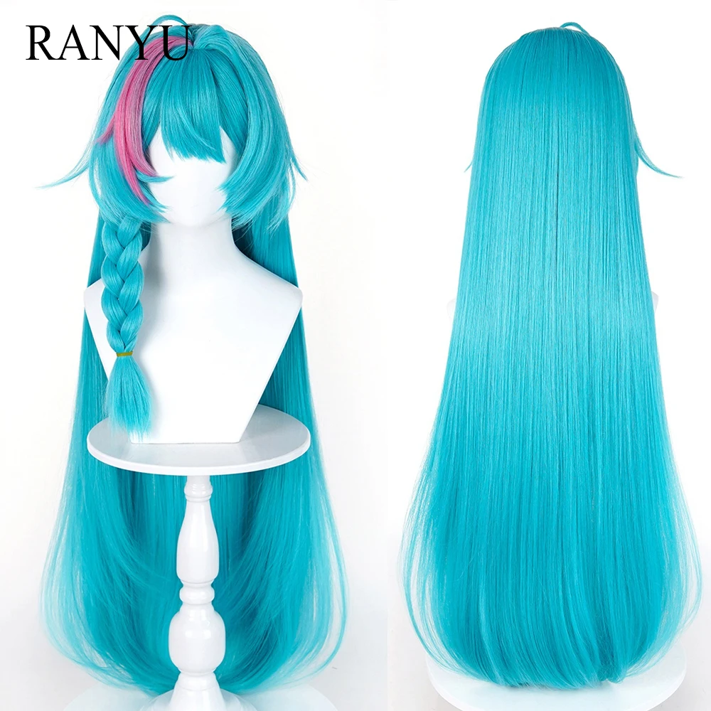 Blue Green Synthetic Cyan Rose Highlights Long Straight Wigs with Bangs Anime Game Cosplay Fluffy Wig for Daily Party
Blue Green Synthetic Cyan Rose Highlights Long Straight Wigs with Bangs Anime Game Cosplay Fluffy Wig for Daily Party