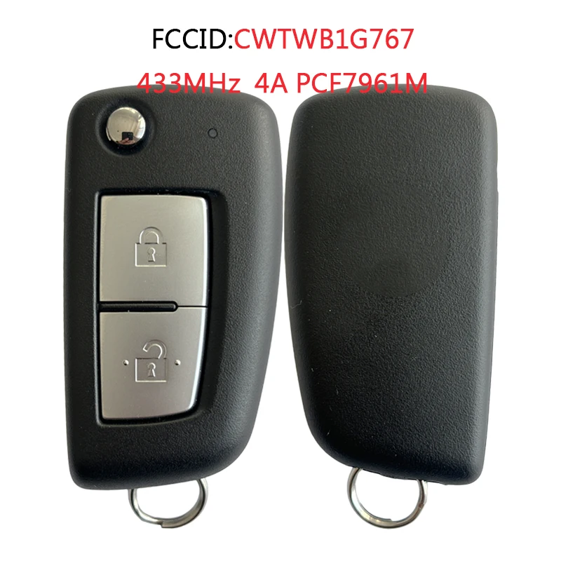 TXK027031 For Nissan Flip Remote Key 2 Button 433MHz 4A PCF7961M Chip FCCID CWTWB1G767
TXK027031 For Nissan Flip Remote Key 2 Button 433MHz 4A PCF7961M Chip FCCID CWTWB1G767