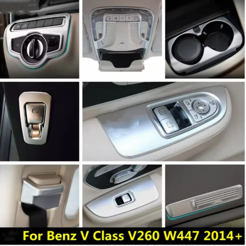 For Mercedes Benz V Class V260 W447 2014 - 2021 Water Cup Window Lift Head Light Belt Cap Cover Trim Matte Interior Accessories
For Mercedes Benz V Class V260 W447 2014 - 2021 Water Cup Window Lift Head Light Belt Cap Cover Trim Matte Interior Accessories