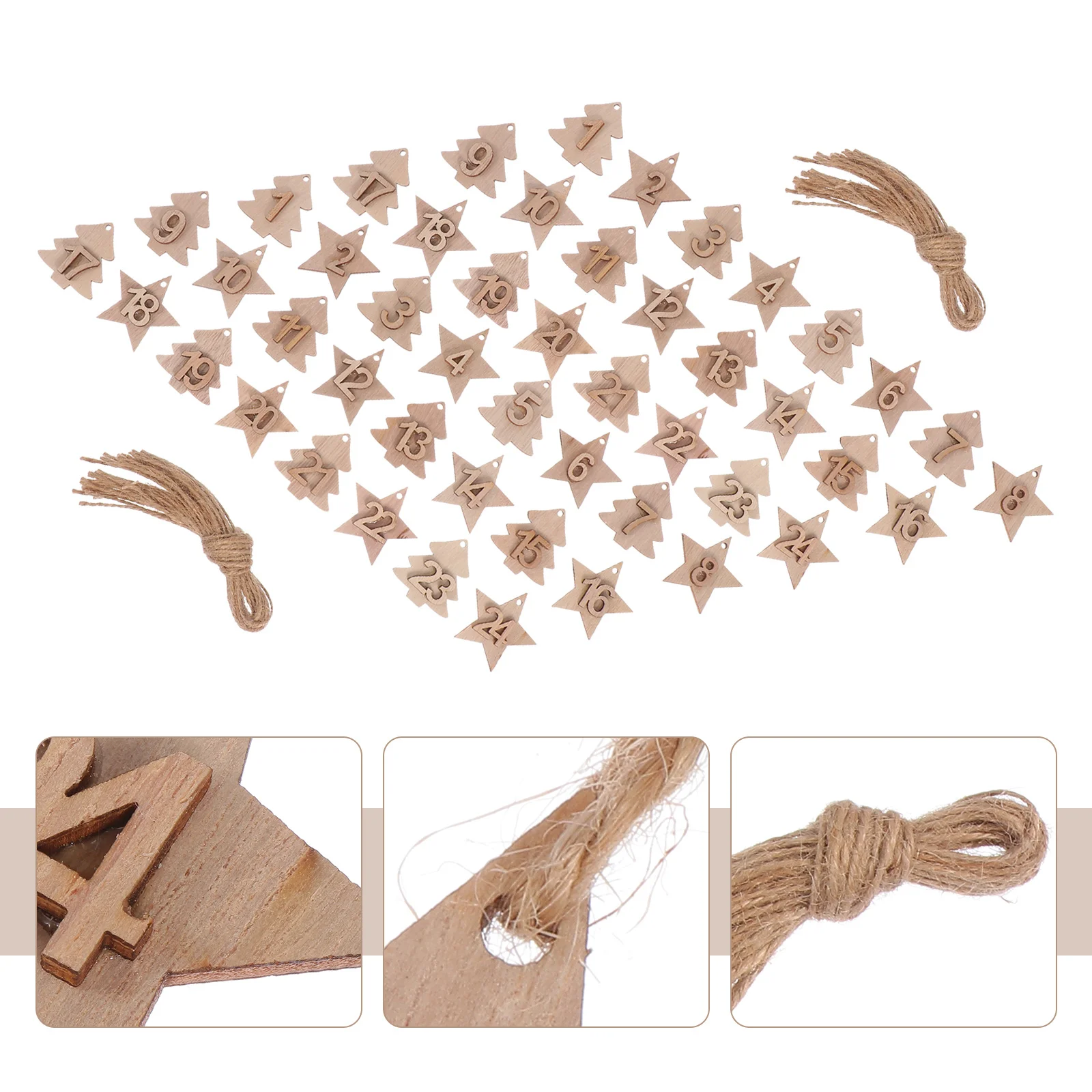 2 Sets Wooden Number Pendants Christmas Hanging Tags Diy Advent Calendar Decor For Xmas Tree Festival Gift Bag Pendant Party
2 Sets Wooden Number Pendants Christmas Hanging Tags Diy Advent Calendar Decor For Xmas Tree Festival Gift Bag Pendant Party