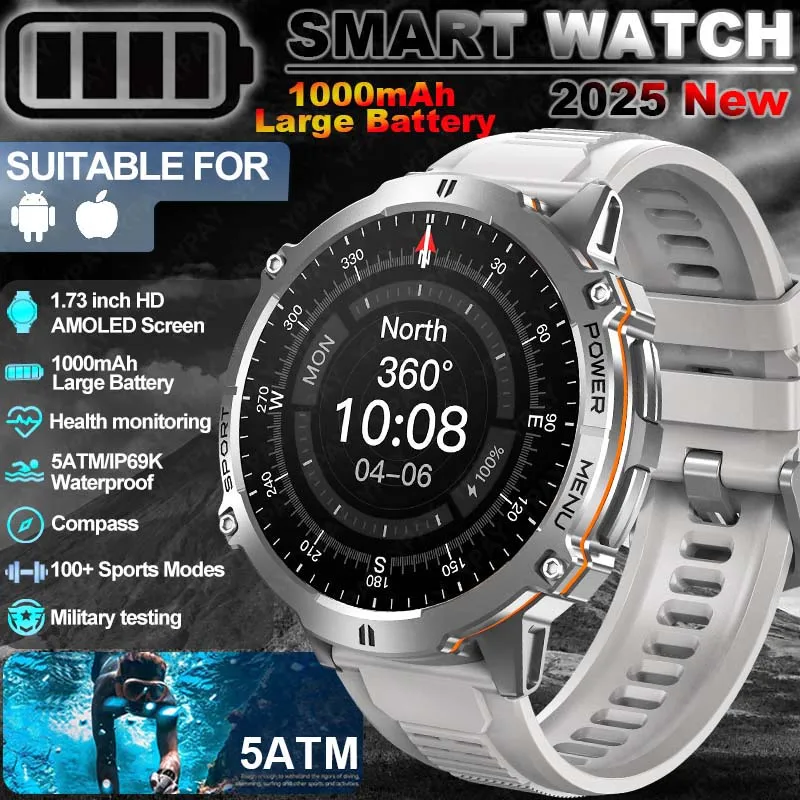 НОВИНКА для HUAWEI Men Spors Смарт-часы 1000 мАч Большая батарея 1,73 "AMOLED BT Call IP69K 5ATM GPS трек Компас Высотомер Браслет
НОВИНКА для HUAWEI Men Spors Смарт-часы 1000 мАч Большая батарея 1,73 "AMOLED BT Call IP69K 5ATM GPS трек Компас Высотомер Браслет