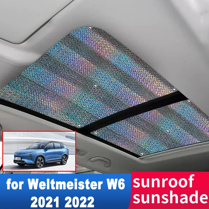 Sunroof Sun Shade For Weltmeister W6 2021 2022 New Car Auto Accessories 2X Roof Sunscreen Windshield High Efficiency Cool Down
Sunroof Sun Shade For Weltmeister W6 2021 2022 New Car Auto Accessories 2X Roof Sunscreen Windshield High Efficiency Cool Down