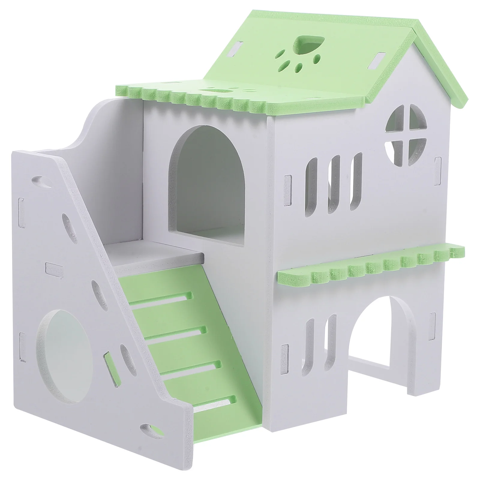 Colorful Wooden Pet House for Hamster Squirrel Hedgehog Safe Resistance Practical Use Green Scottish Style Villa
Colorful Wooden Pet House for Hamster Squirrel Hedgehog Safe Resistance Practical Use Green Scottish Style Villa